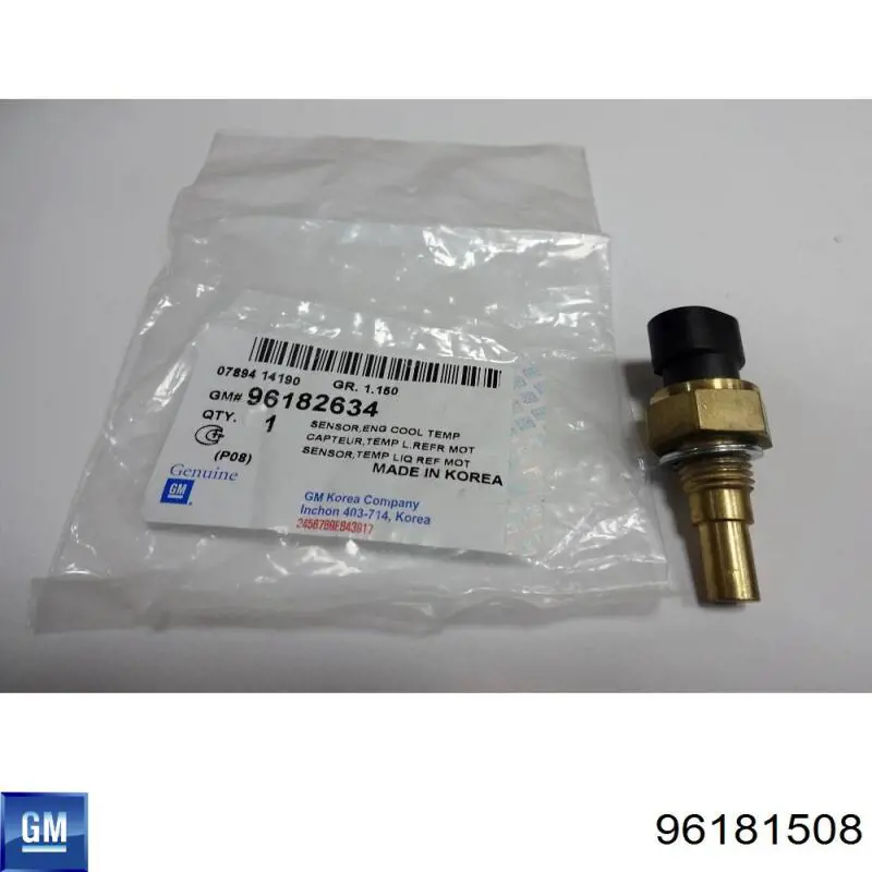 Sensor de temperatura del refrigerante Chevrolet Aveo 2 T250, T255