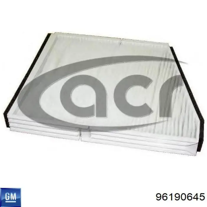 Filtro de cabina General Motors 96190645 precio, desde 10,07 EUR