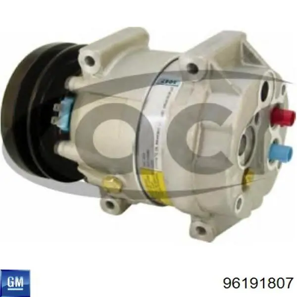 Compresor de aire acondicionado 96191807 General Motors