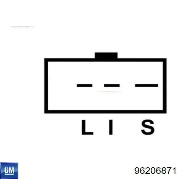 96206871 General Motors Alternador de coche