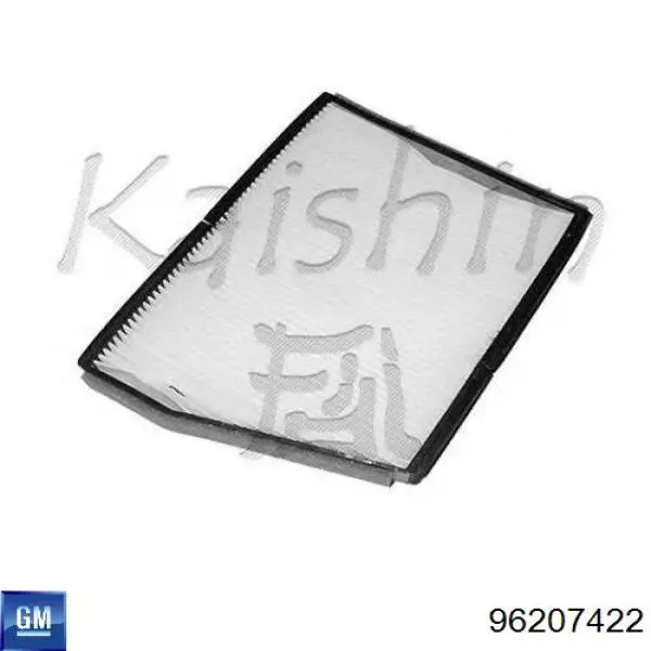Filtro de polen General Motors 96207422