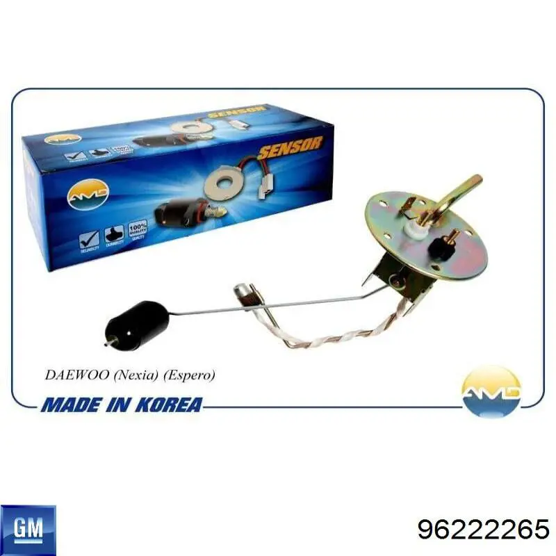 96222265 General Motors Medidor de combustible