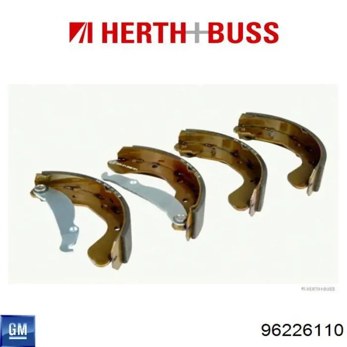 Zapatas de freno de tambor traseras General Motors 96226110 precio, desde 23,40 EUR