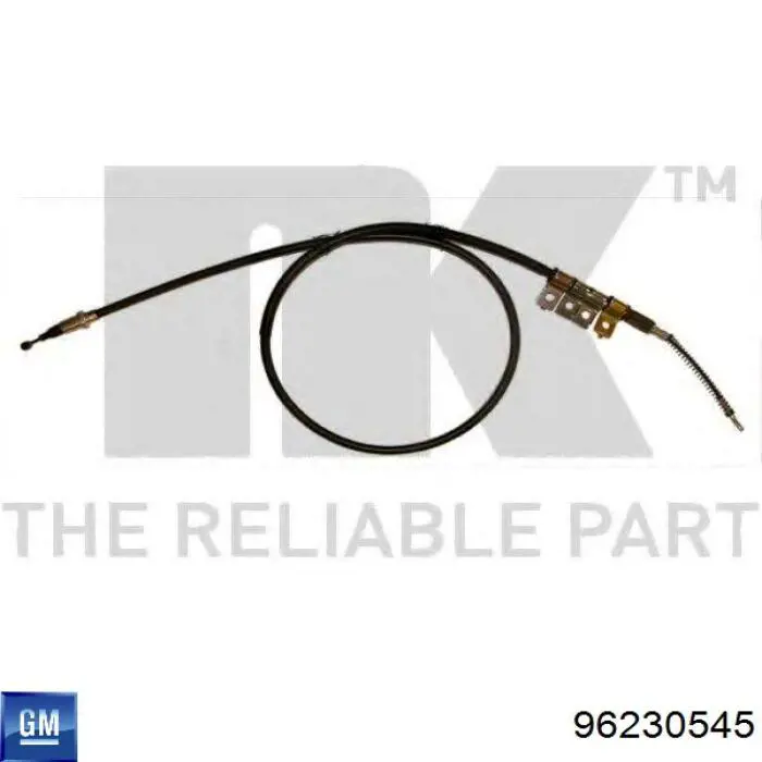 Cable de freno de mano trasero izquierdo General Motors 96230545 precio, desde 9,33 EUR