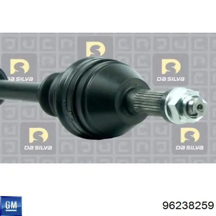 Semieje delantero derecho General Motors 96238259 precio, desde 88,57 EUR
