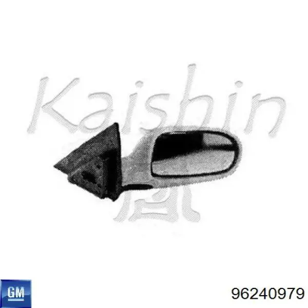 Espejo retrovisor derecho General Motors 96240979 precio, desde 26,77 EUR
