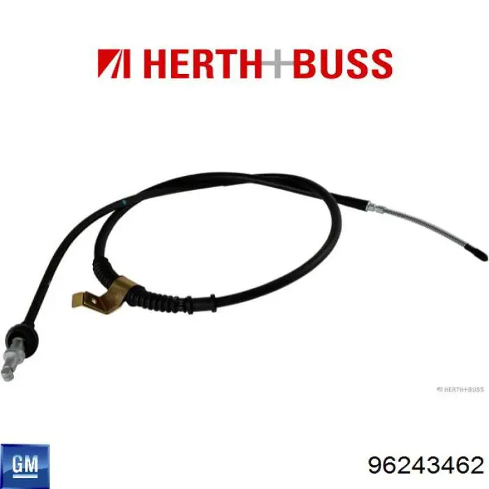 96243462 General Motors cable de freno de mano trasero izquierdo