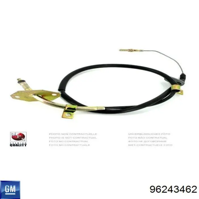 Comprar 96243462 General Motors Cable de freno de mano trasero izquierdo