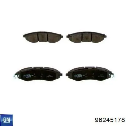 Pastillas freno delanteras General Motors 96245178 precio, desde 35,06 EUR