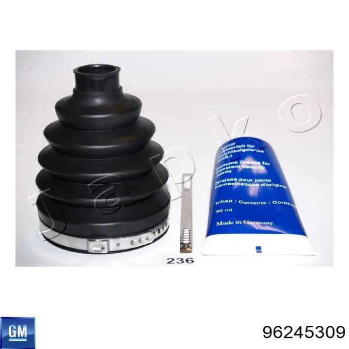 Fuelle semieje delantero exterior General Motors 96245309