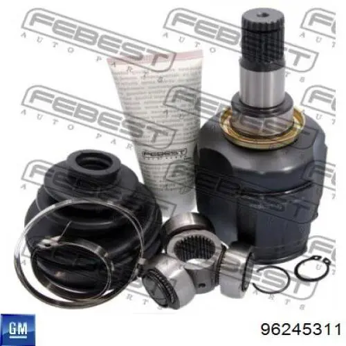 Junta homocinética interna delantera General Motors 96245311 precio, desde 47,29 EUR