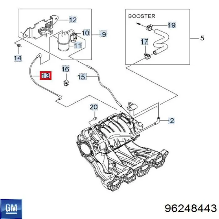 96248443 Peugeot/Citroen