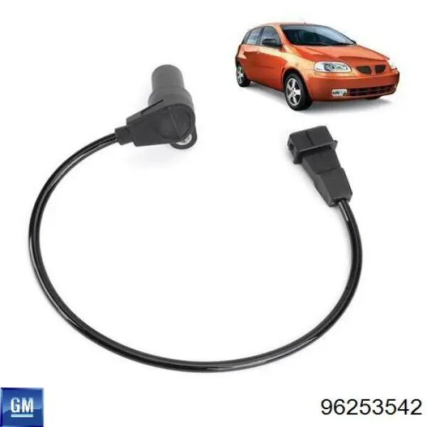 96253542 General Motors sensor de posición del cigüeñal