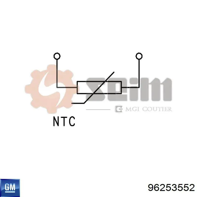Sensor, temperatura del aire de admisión Daewoo Matiz KLYA