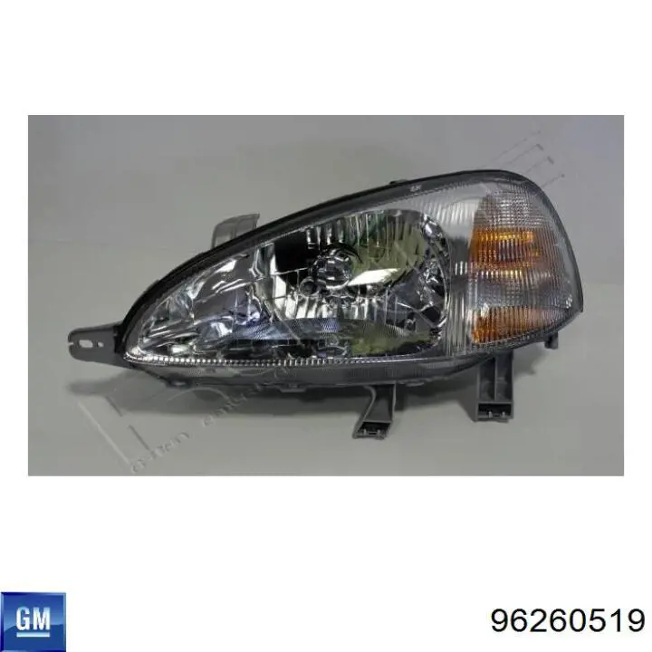 Faros delantero izquierdo para Chevrolet Tacuma 