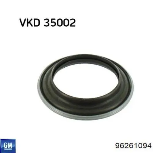 Rodamiento de soporte del amortiguador delantero 96261094 General Motors