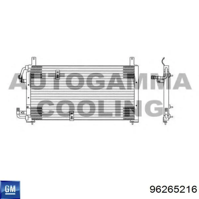 96265216 General Motors condensador aire acondicionado