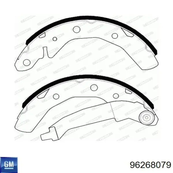 Comprar 96268079 General Motors Zapatas de freno