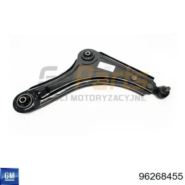 Brazo inferior derecho de la suspensión delantera 96268455 General Motors
