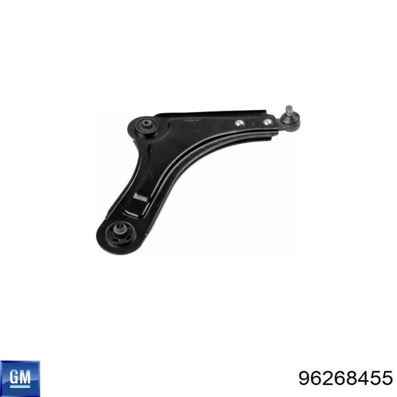 Brazo inferior derecho de la suspensión delantera General Motors 96268455