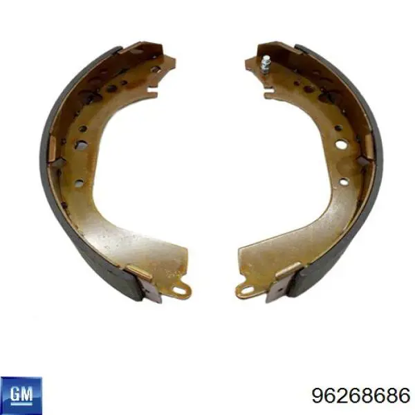 Zapatas de freno 96268686 General Motors