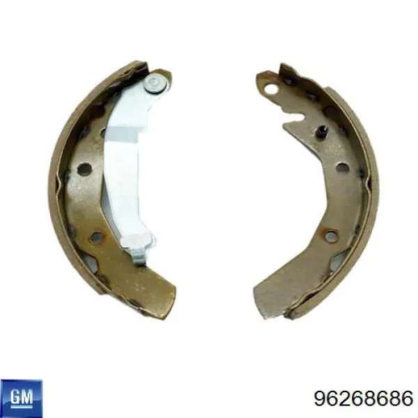Zapatas de freno de tambor traseras General Motors 96268686 precio, desde 29,63 EUR