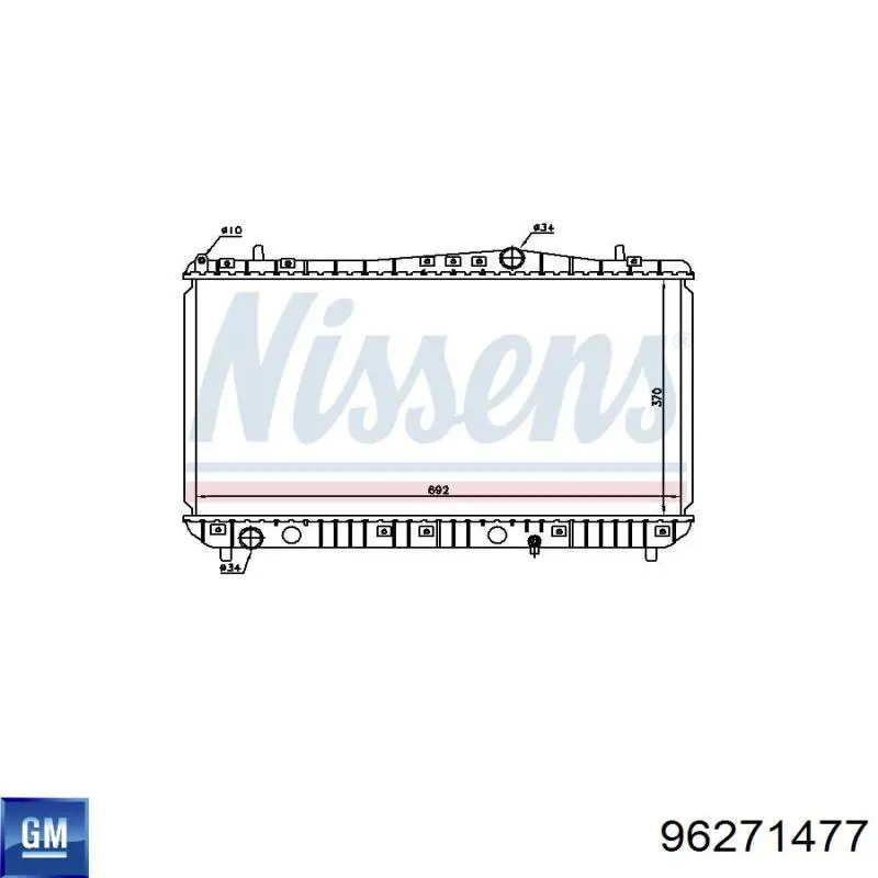 Água radiador General Motors 96271477 precio, desde 90,70 EUR