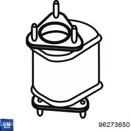 96273650 General Motors Catalizador de gasolina y diésel