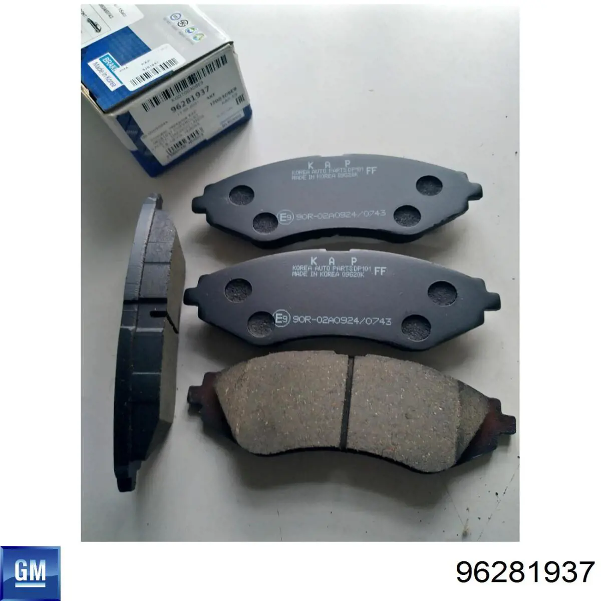 Pastillas freno delanteras General Motors 96281937 precio, desde 24,92 EUR