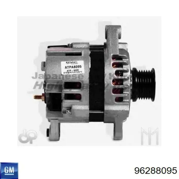 96288095 General Motors alternador