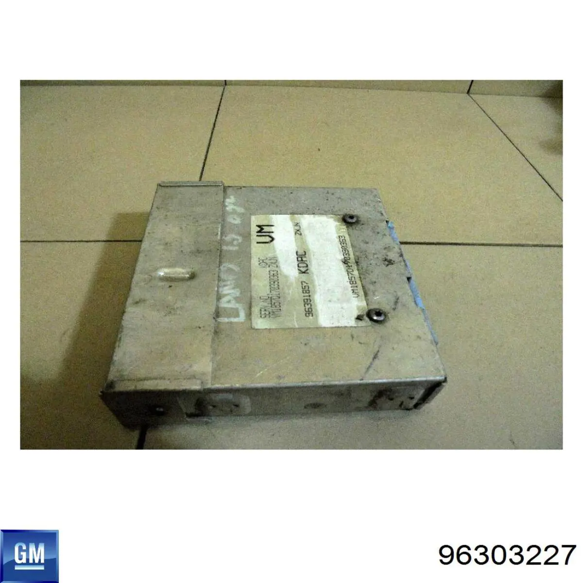 Refuerzo parachoque trasero Daewoo Lanos 