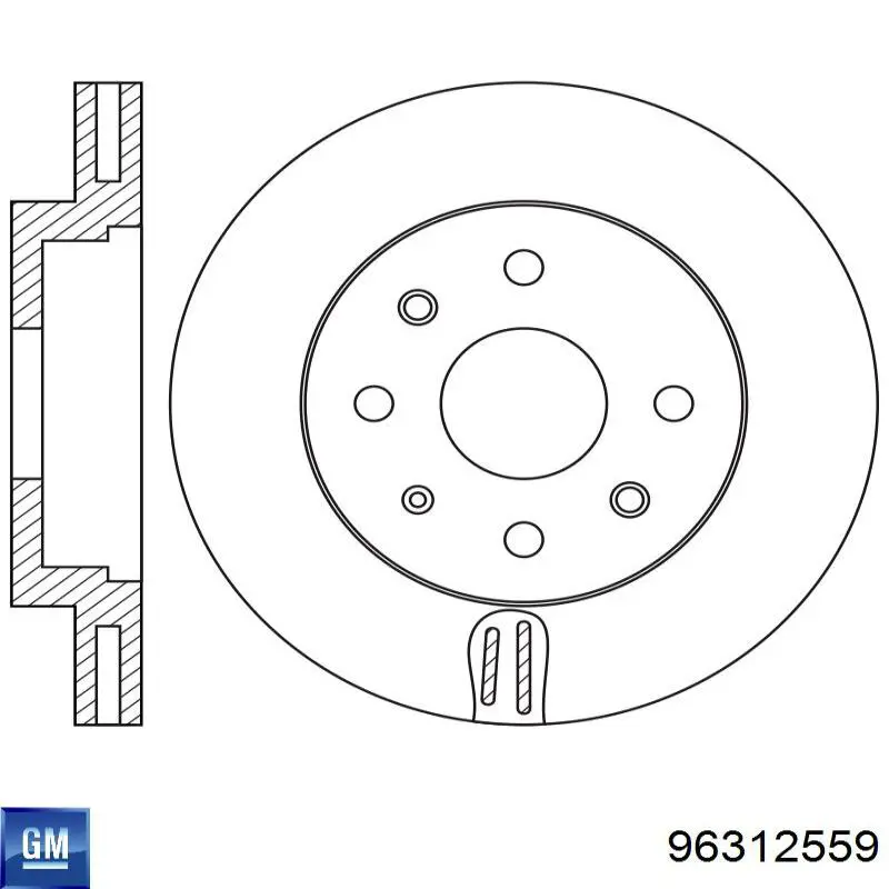 Frenos delanteros General Motors 96312559 precio, desde 39,62 EUR