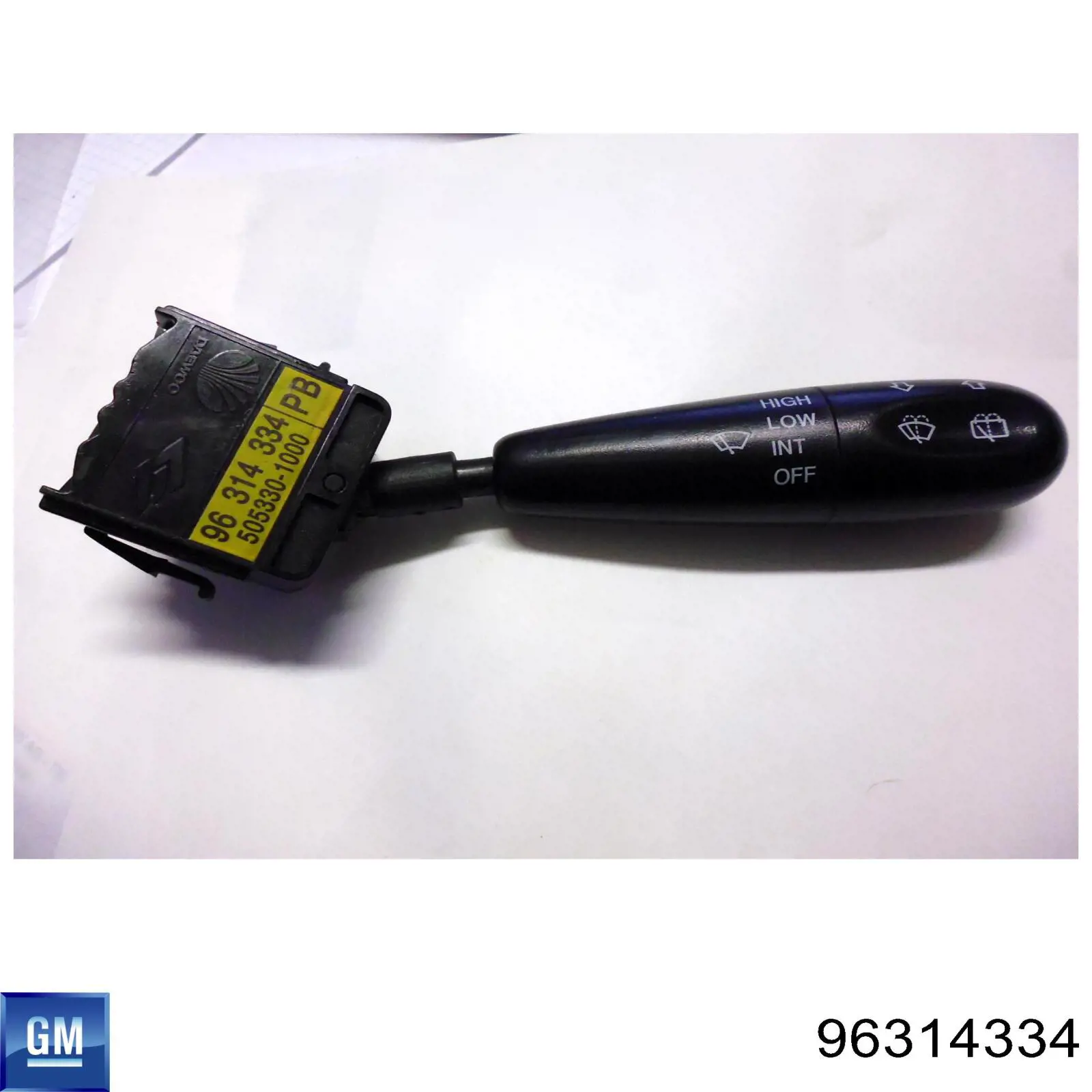Conmutador derecho de la columna de dirección 96314334 General Motors