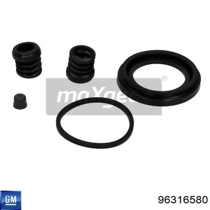 Pinza de freno, Eje delantero izquierda General Motors 96316580