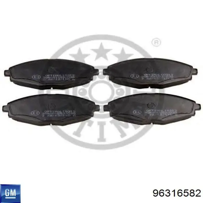 Pastillas de freno delanteras Chevrolet Spark (Matiz) M200, M250