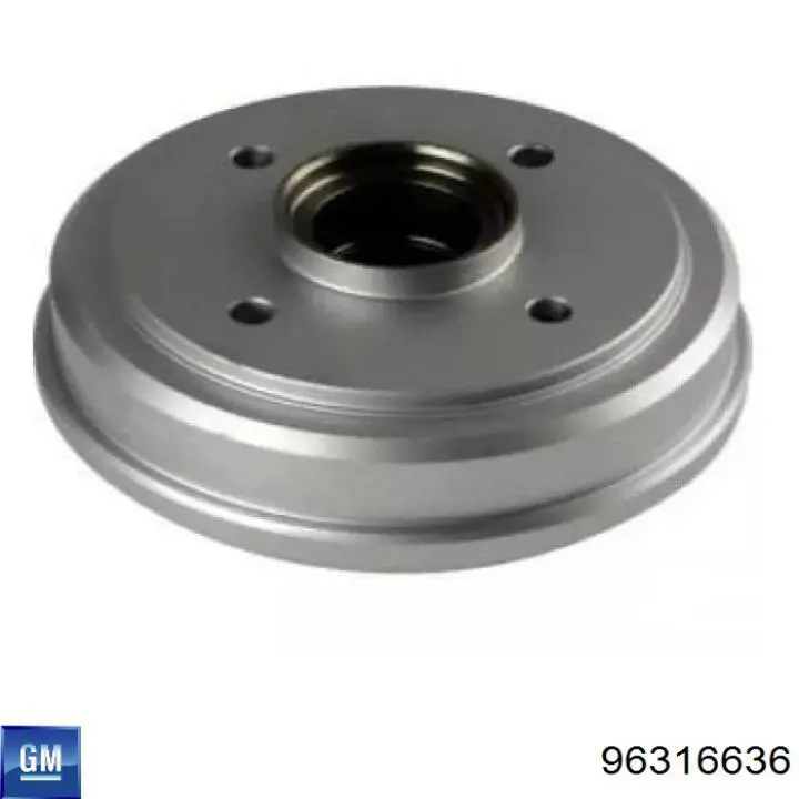 96316636 General Motors Tambor de freno trasero