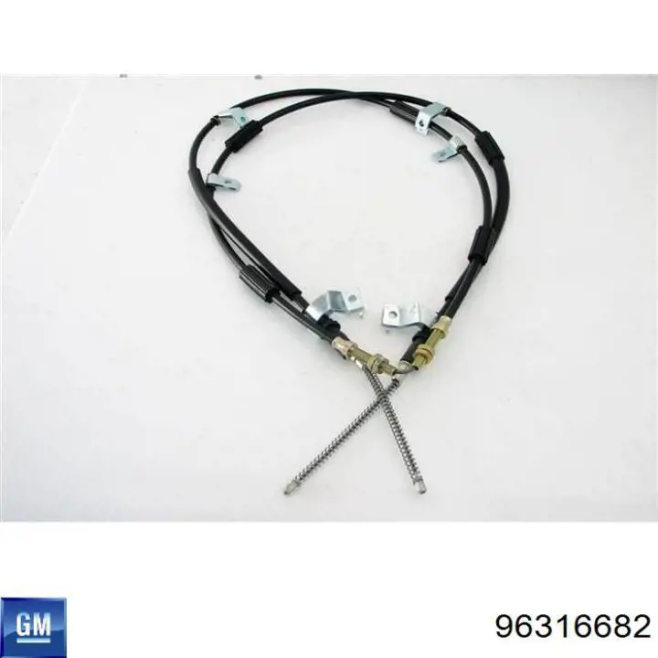 Cable de freno de mano trasero derecho/izquierdo General Motors 96316682