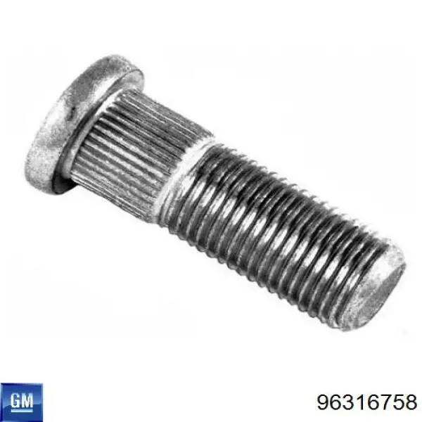 Espárrago de rueda trasera General Motors 96316758 precio, desde 2,71 EUR
