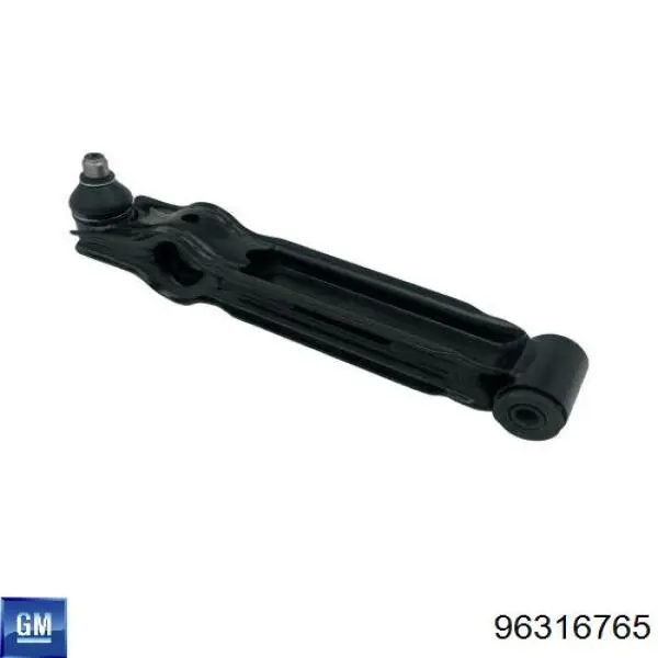Brazo inferior izquierdo/derecho de suspensión delantera 96316765 General Motors