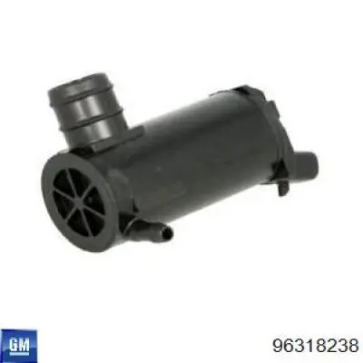 Bomba de agua limpiaparabrisas, delantera 96318238 General Motors
