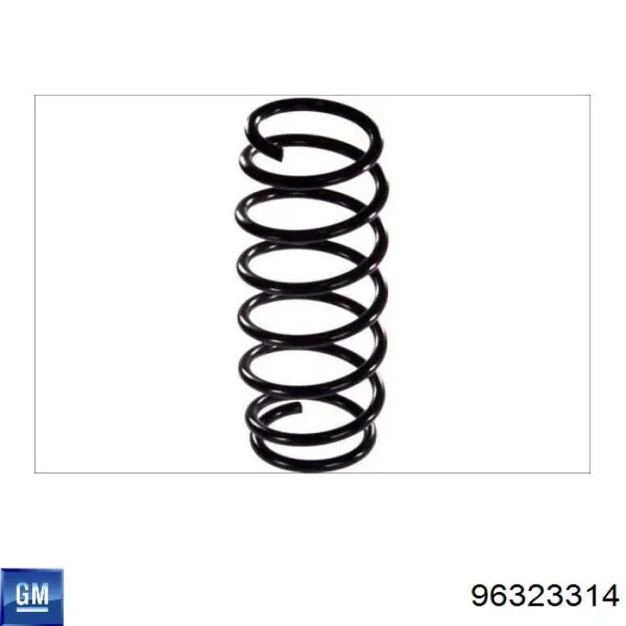 96323314 General Motors Muelle trasero