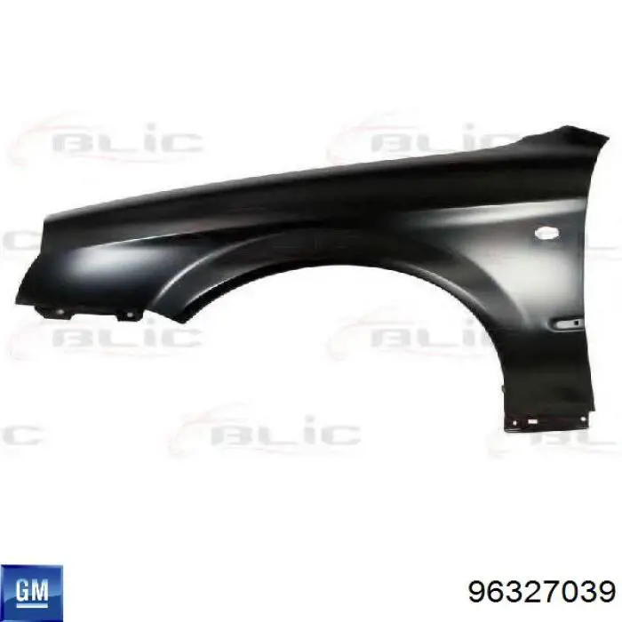 Aleta delantera izquierda General Motors 96327039 precio, desde 110,35 EUR