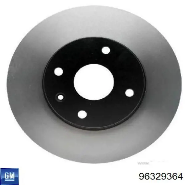 Disco de freno delantero General Motors 96329364