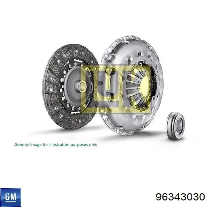 Disco de embrague General Motors 96343030 precio, desde 43,80 EUR