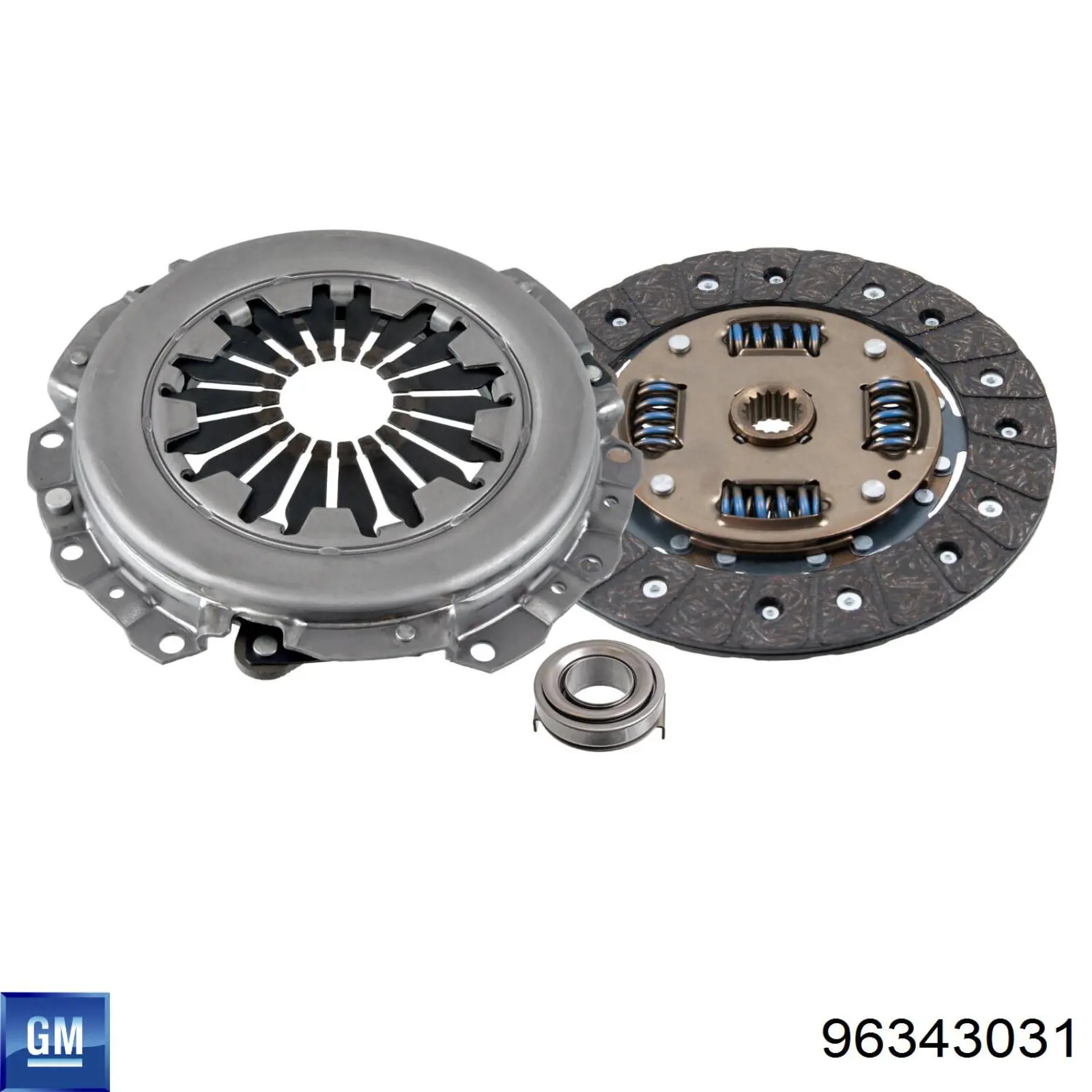 96343031 General Motors plato de presion del embrague funcion