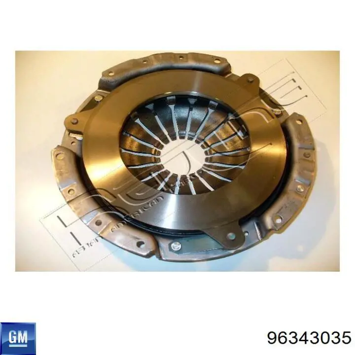 Plato de presión de embrague 96343035 General Motors