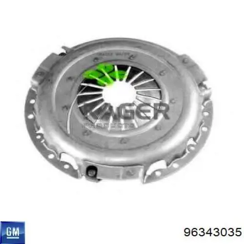 96343035 General Motors plato de presion del embrague funcion