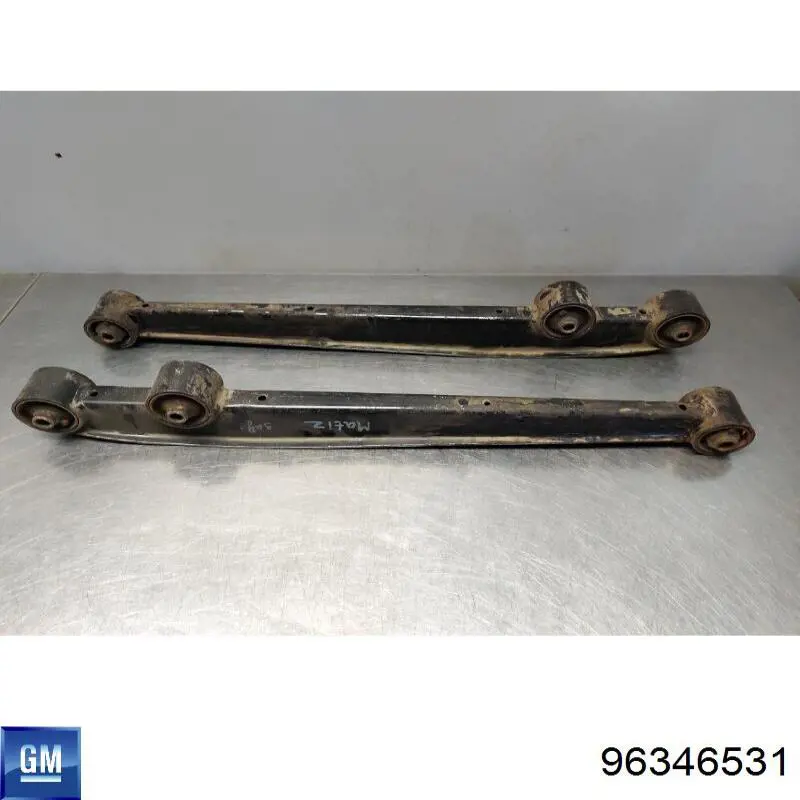 Comprar 96346531 General Motors Brazo longitudinal inferior trasero izquierdo/derecho