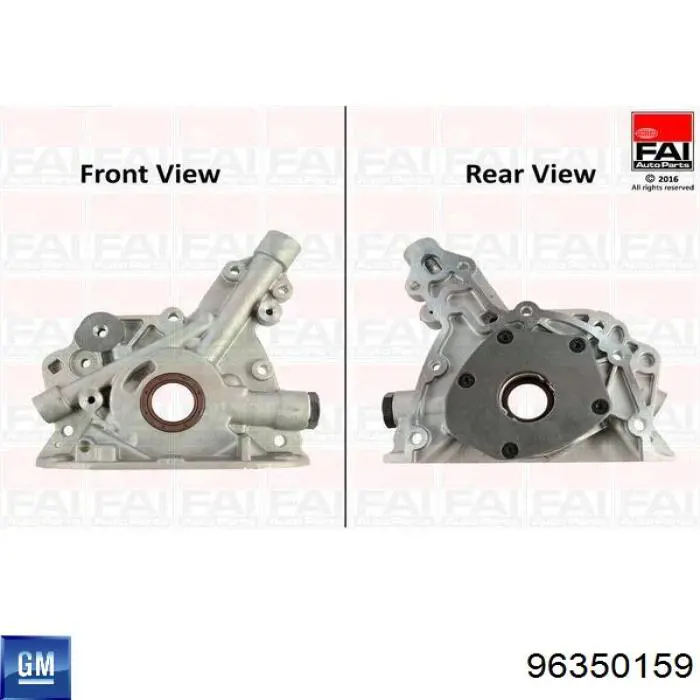 Comprar 96350159 General Motors Bomba De Aceite