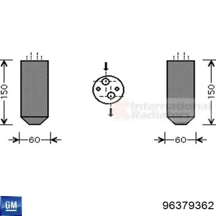 Comprar 96379362 General Motors Filtro secador de aire acondicionado